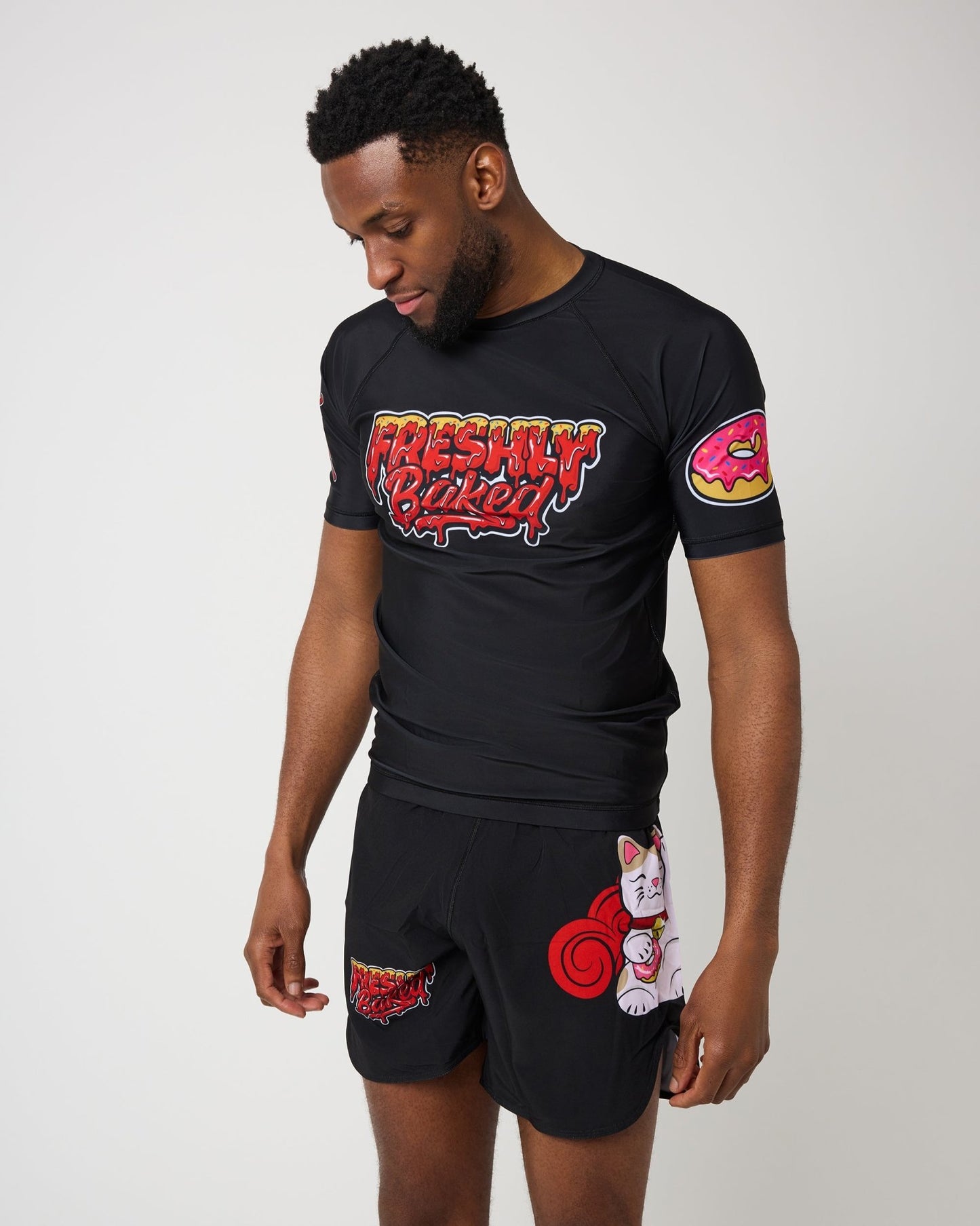 Lucky Cat Rashguard - Freshly Baked Fightwear