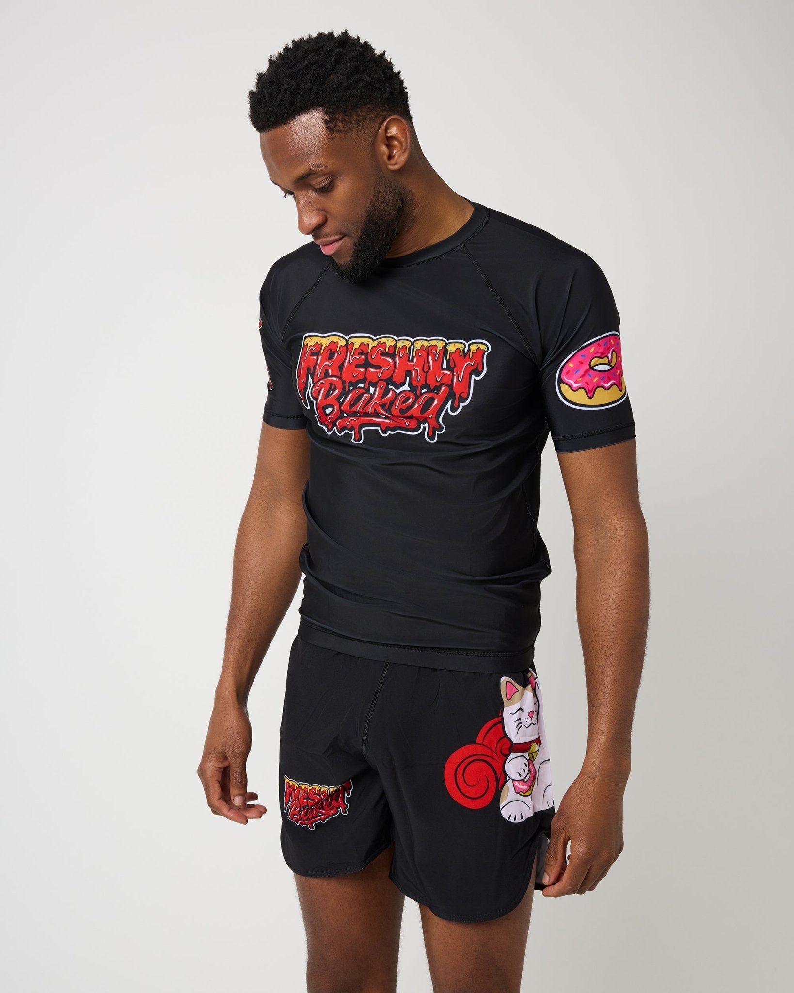 Lucky Cat Rashguard - Freshly Baked Fightwear