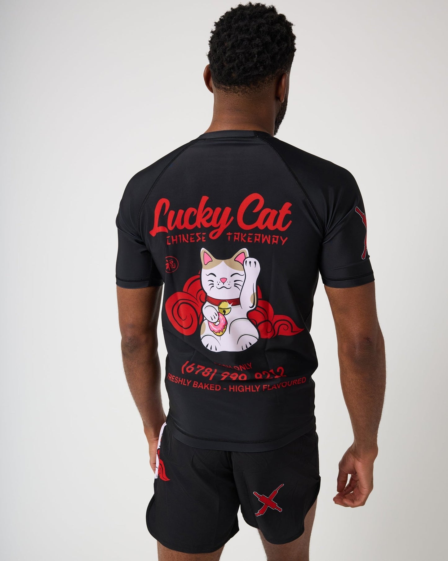 Lucky Cat Rashguard - Freshly Baked Fightwear