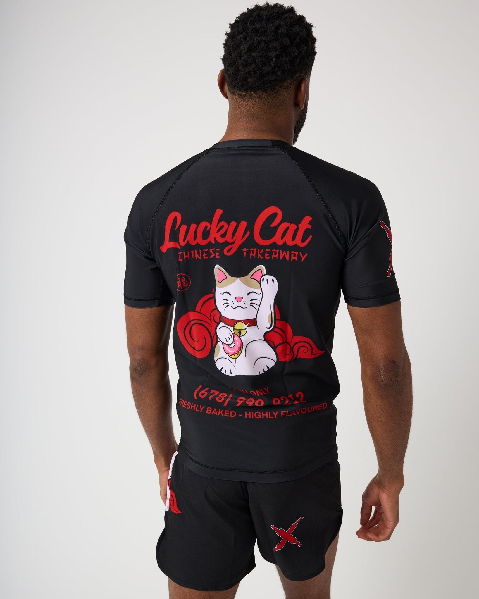 Lucky Cat Rashguard - Freshly Baked Fightwear