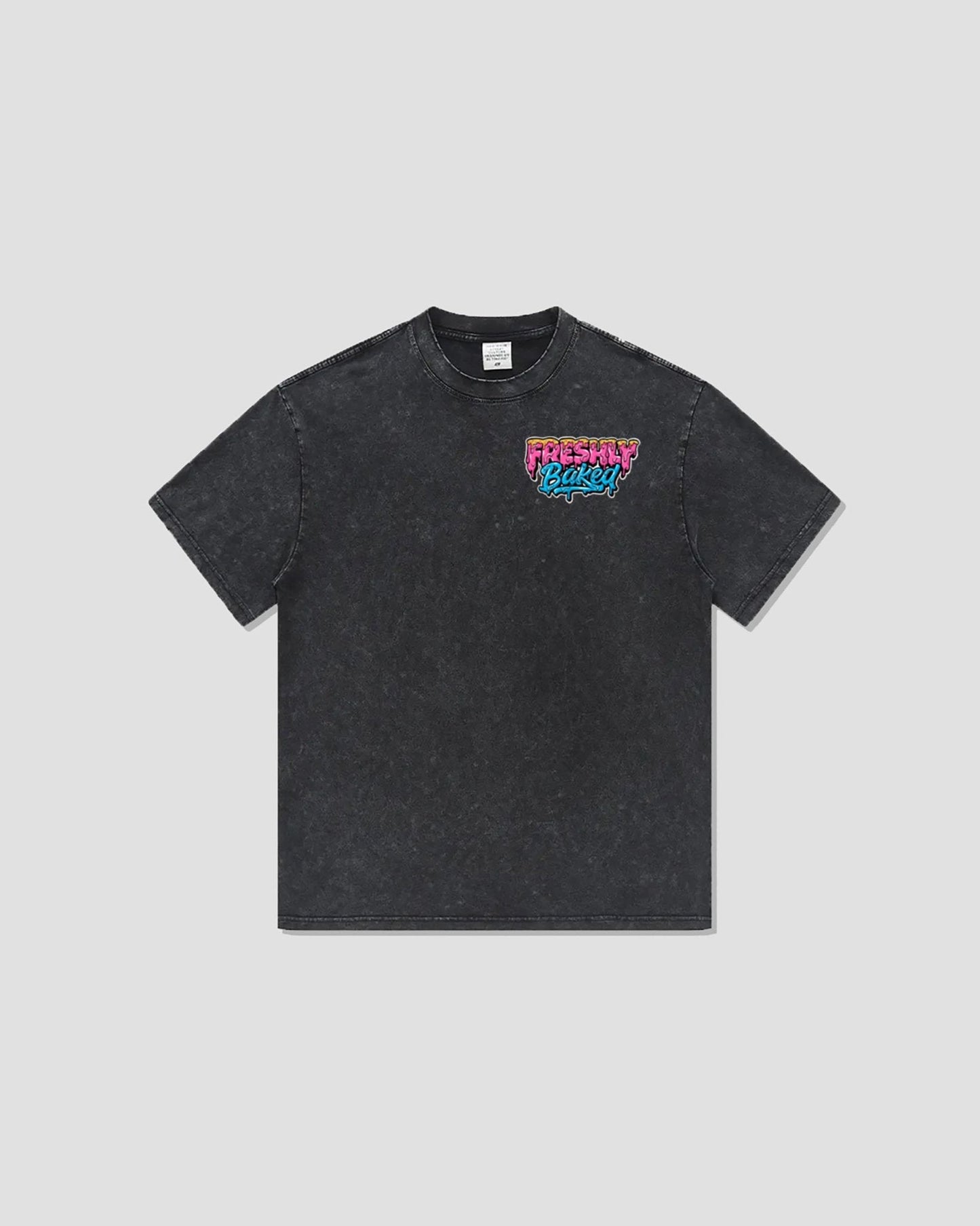 Oversized Acid wash Logo T - Shirt - Freshly Baked FightwearT Shirts
