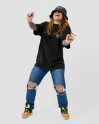 Oversized Acid wash Logo T - Shirt - Freshly Baked FightwearT Shirts