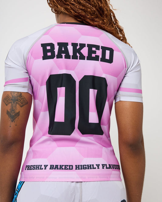 Pink Hex Rashguard - Freshly Baked Fightwear