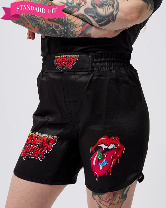 Rolling Stoned Grappling Shorts - Freshly Baked FightwearShorts