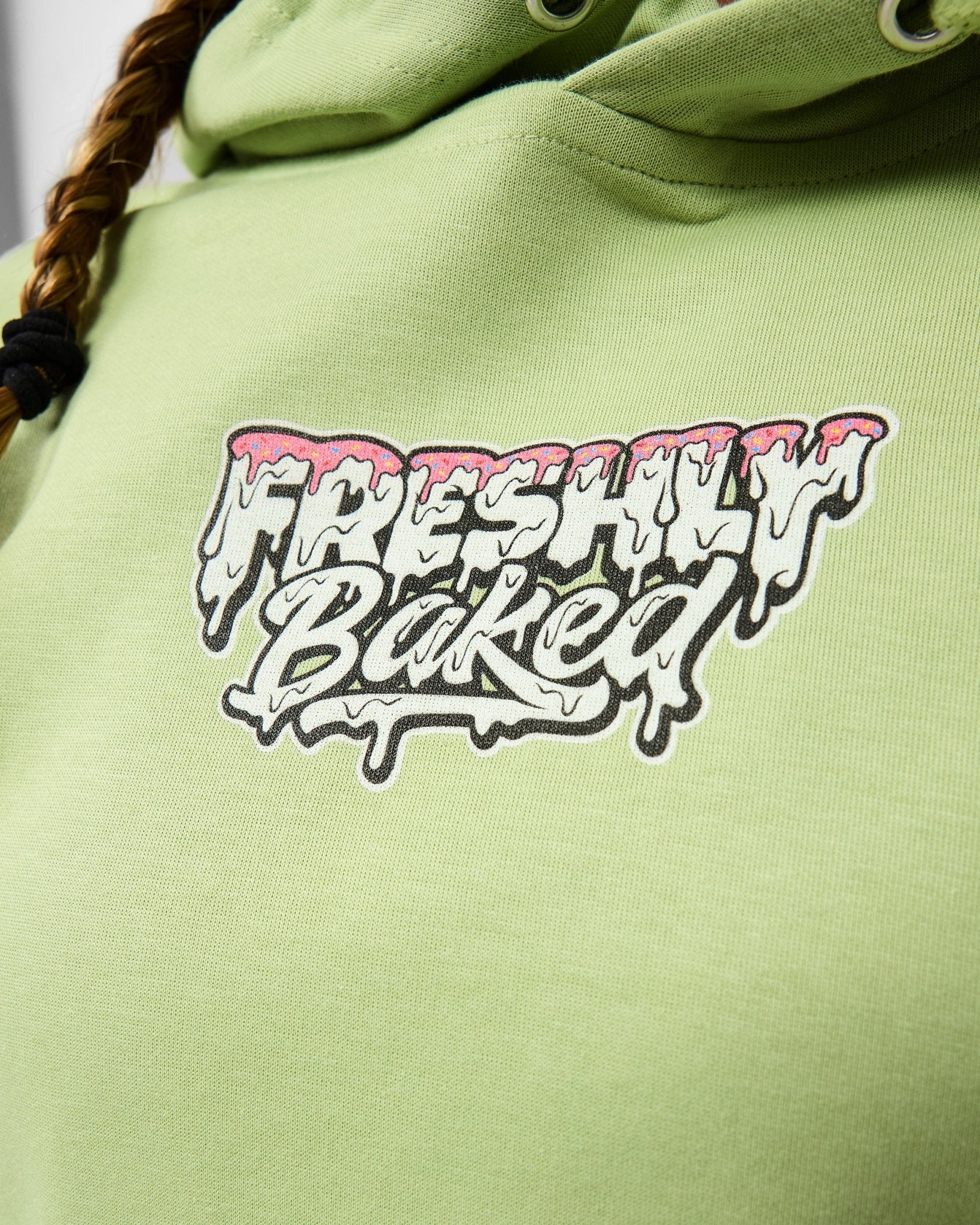 Unisex Lightweight Green White Logo Hoody - Freshly Baked FightwearJumper