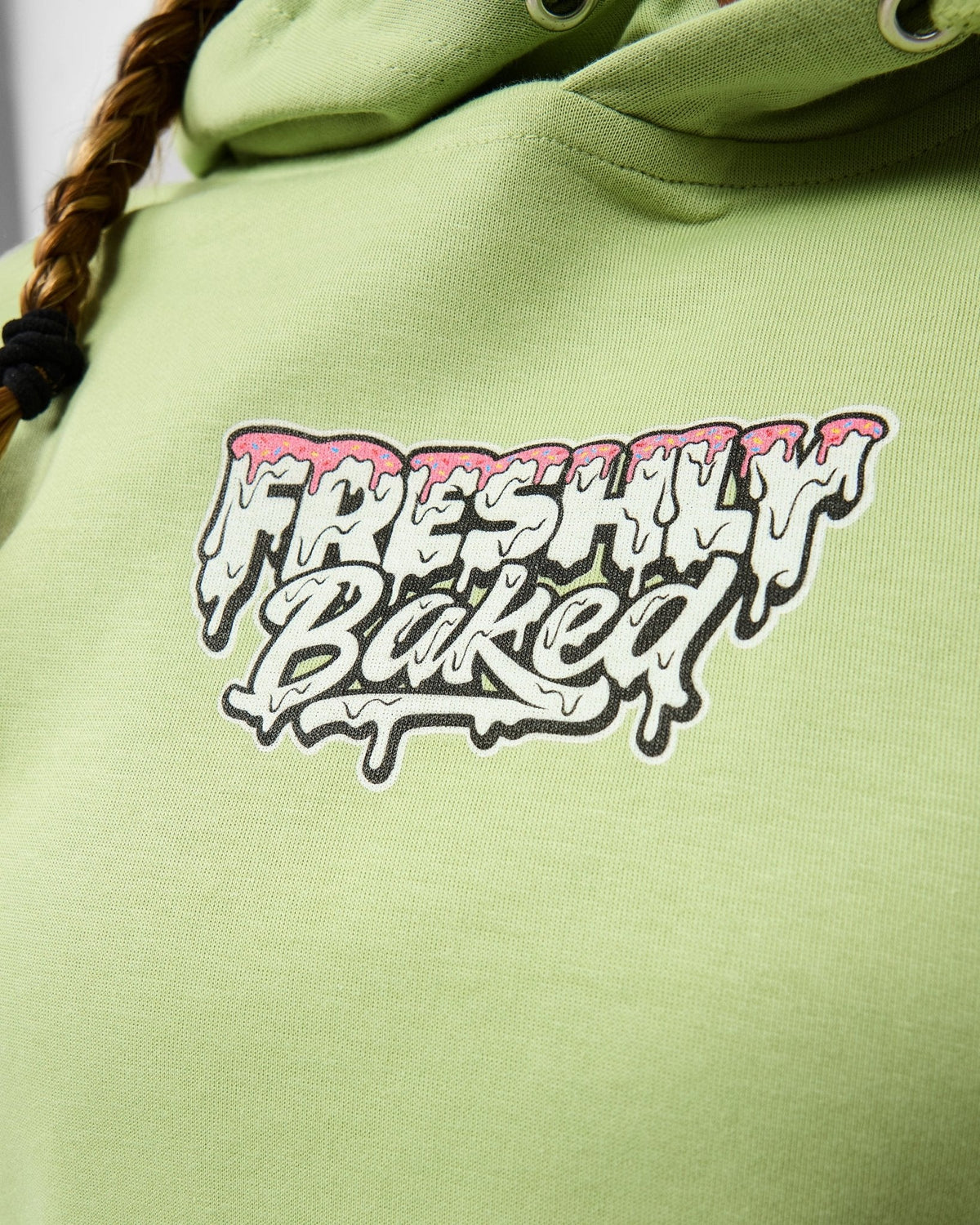 Unisex Lightweight Green White Logo Hoody - Freshly Baked FightwearJumper