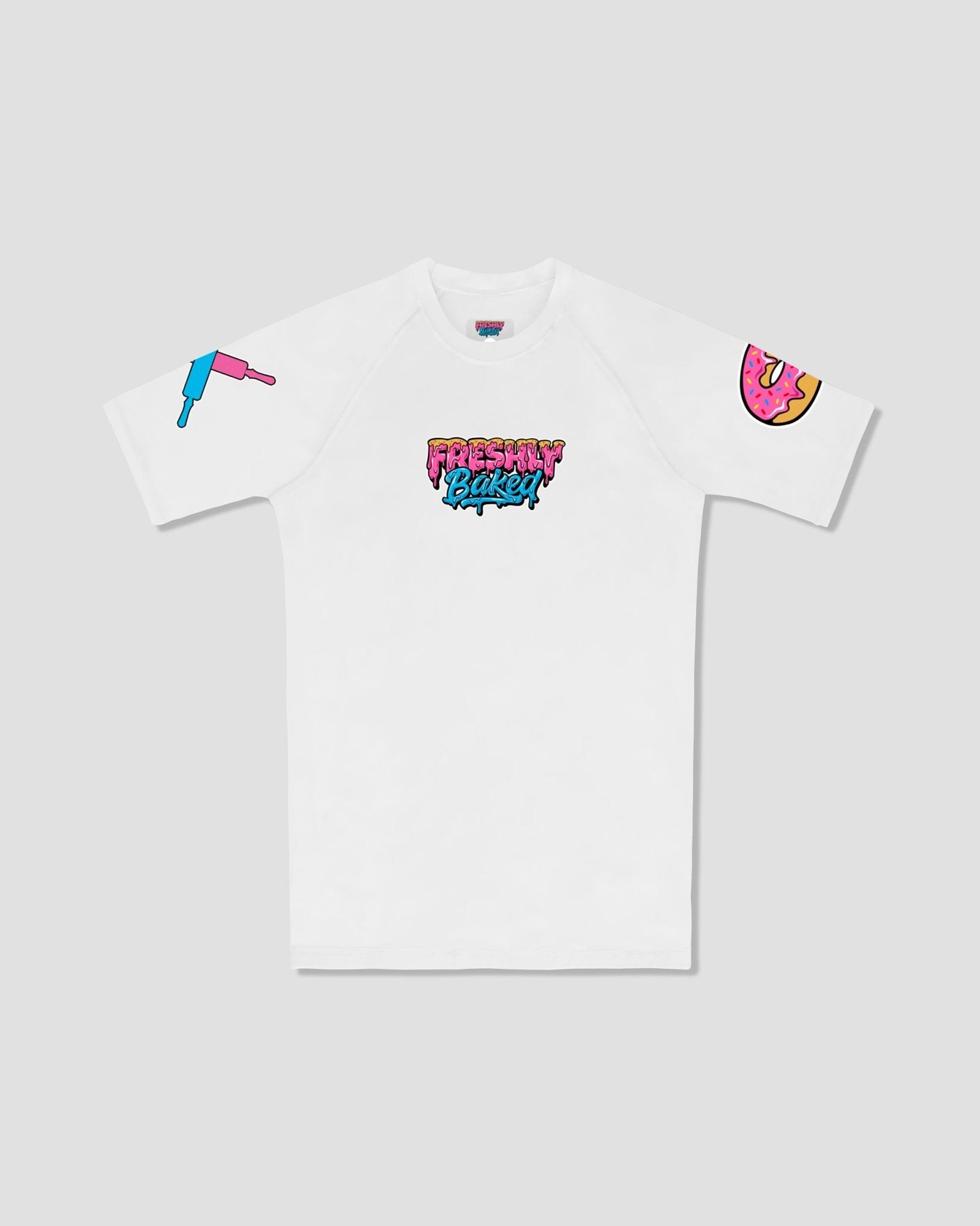 White Base Rashguard - Freshly Baked FightwearRashguards
