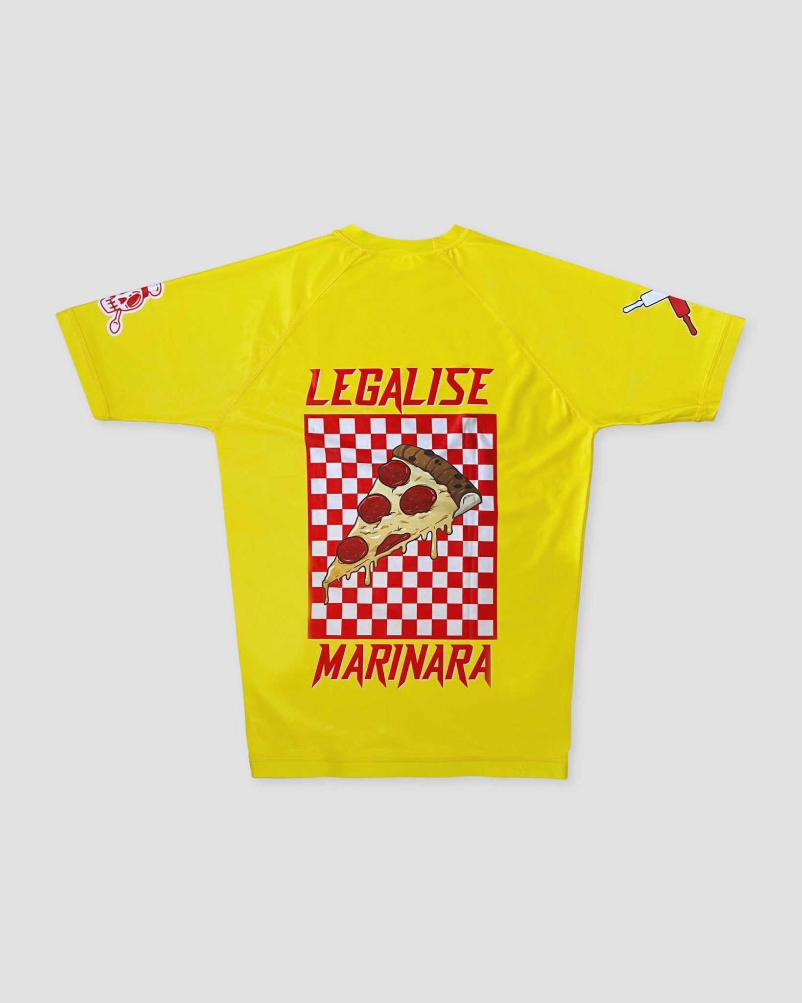 Yellow Marinara Rashguard - Freshly Baked FightwearRashguards