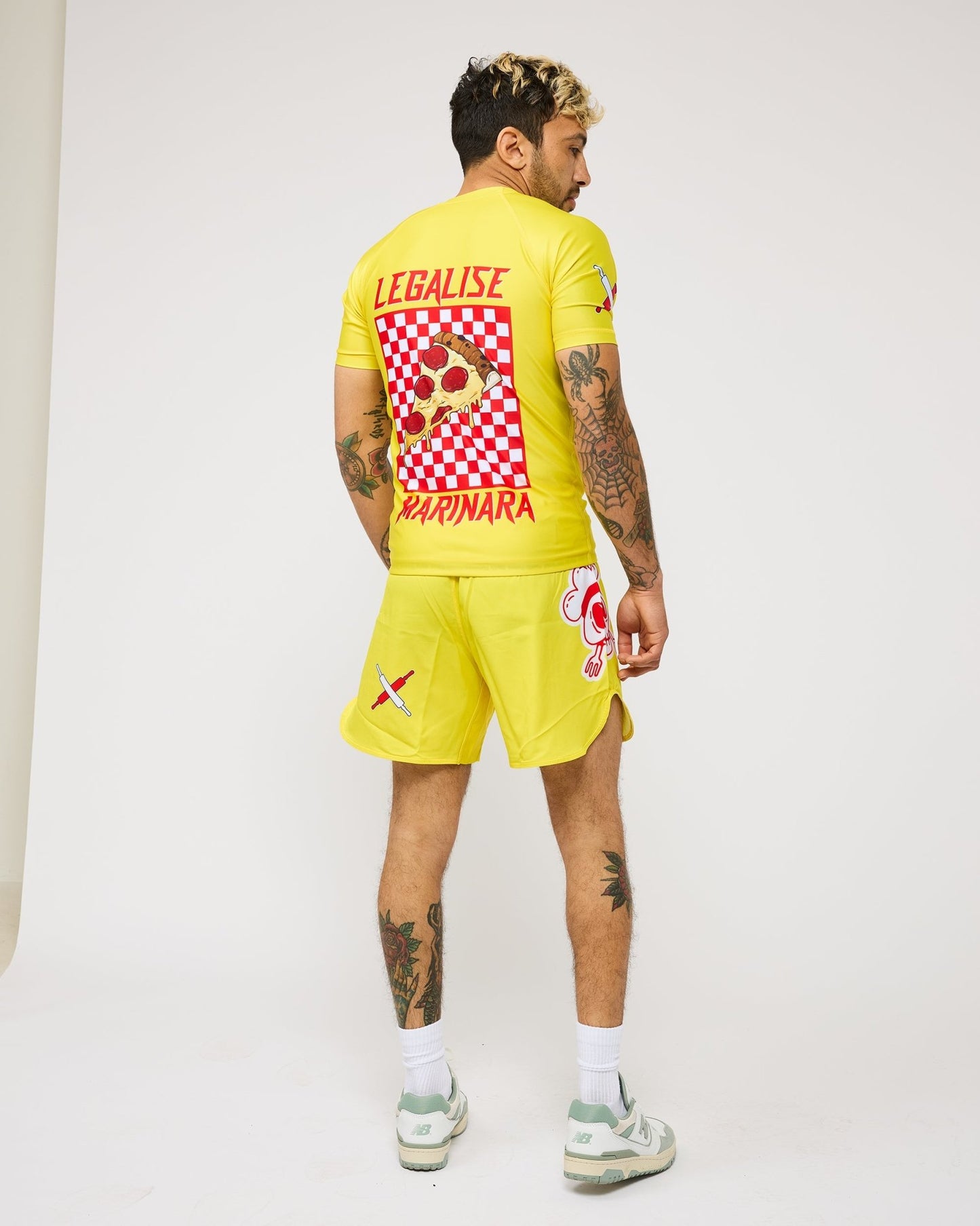 Yellow Marinara Rashguard - Freshly Baked FightwearRashguards